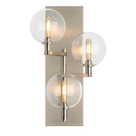 A large image of the Visual Comfort 700WSGMBT Satin Nickel / Clear