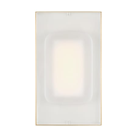 A large image of the Visual Comfort 700WSMLY7-LED930-277 Natural Brass