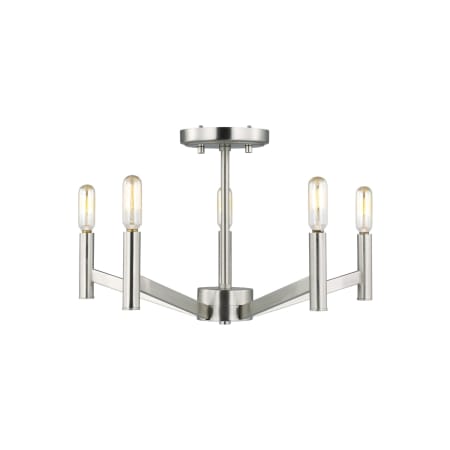 A large image of the Visual Comfort 7724305 Brushed Nickel