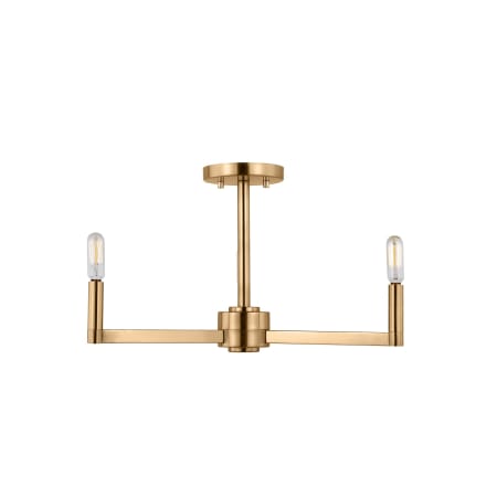 A large image of the Visual Comfort 7764203EN Satin Brass