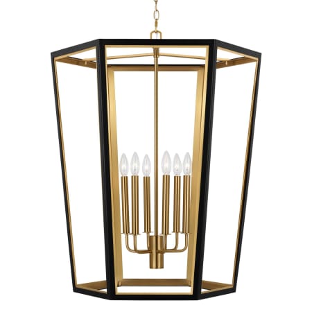 A large image of the Visual Comfort AC1106 Midnight Black / Burnished Brass