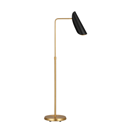 A large image of the Visual Comfort AET10011 Burnished Brass / Midnight Black