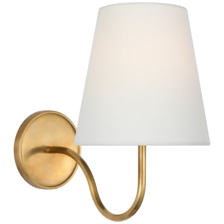 A large image of the Visual Comfort AL 2000-L Hand-Rubbed Antique Brass