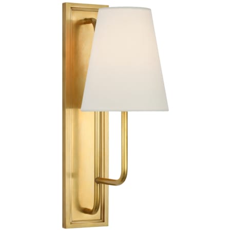 A large image of the Visual Comfort AL 2060-L Hand-Rubbed Antique Brass