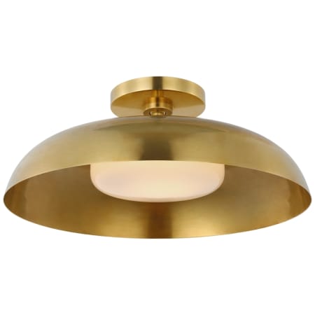 A large image of the Visual Comfort AL 4040-WG Hand-Rubbed Antique Brass