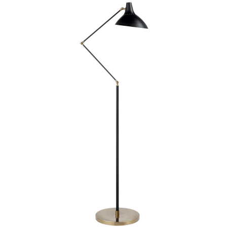 Black Brass Charlton 63 Floor Lamp, Visual Comfort Floor Lamps