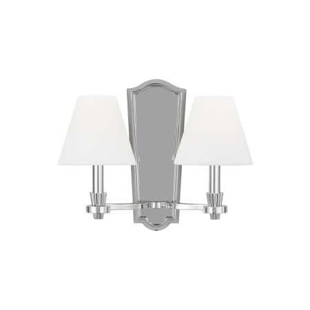 A large image of the Visual Comfort AW1112 Polished Nickel