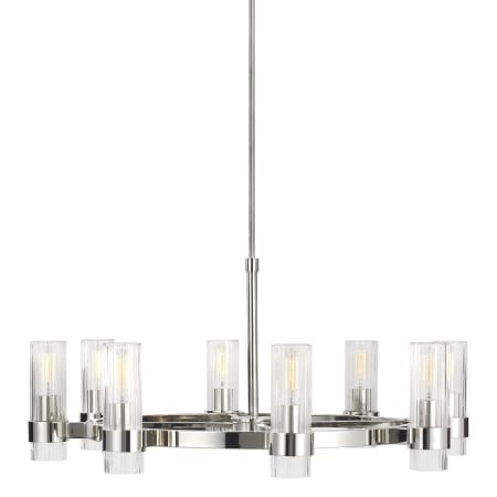 A large image of the Visual Comfort CC1378 Polished Nickel