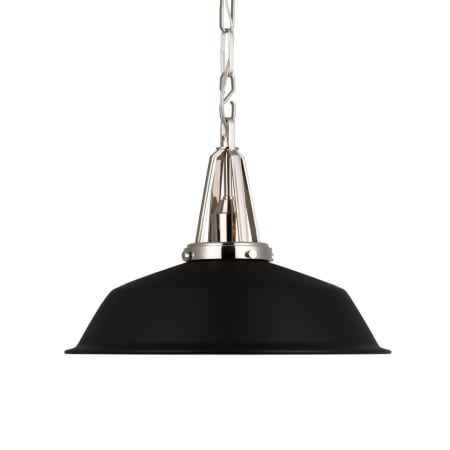 A large image of the Visual Comfort CHC 5462-BLK Polished Nickel