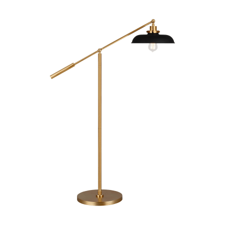 A large image of the Visual Comfort CT1141MBK1 Burnished Brass