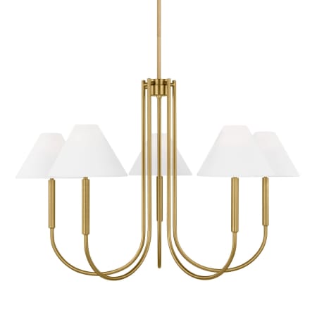 A large image of the Visual Comfort DJC1035 Satin Brass