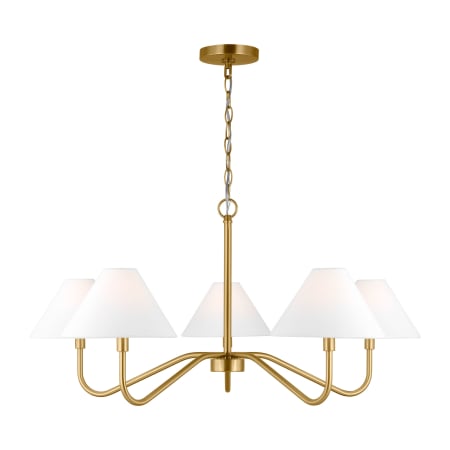 A large image of the Visual Comfort DJC1205 Satin Brass