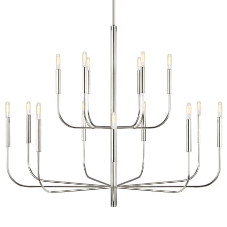 A large image of the Visual Comfort EC10015 Polished Nickel