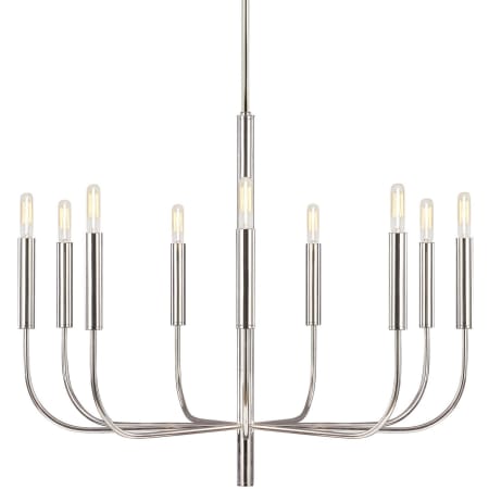 A large image of the Visual Comfort EC1009 Polished Nickel