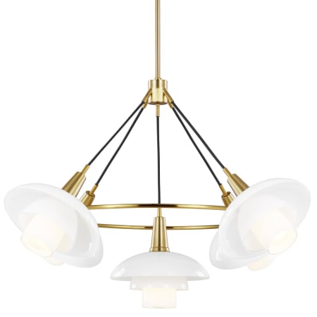 A large image of the Visual Comfort EC1235 Burnished Brass