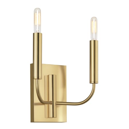 A large image of the Visual Comfort EW1002 Burnished Brass