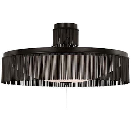 A large image of the Visual Comfort FW4202 Bronze / White Glass
