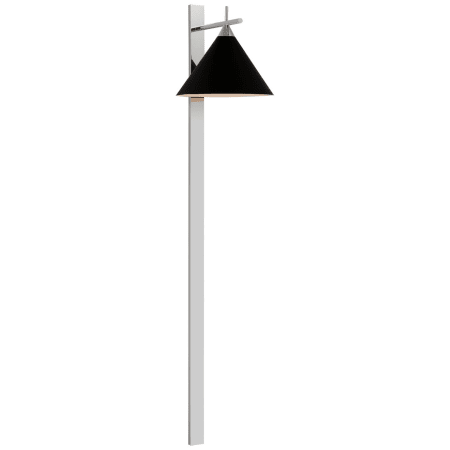 A large image of the Visual Comfort KW 2412-BLK Polished Nickel
