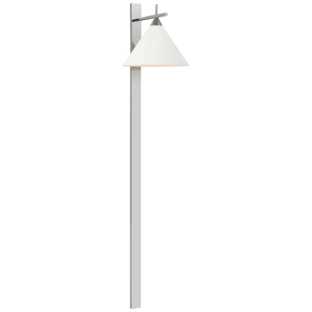 A large image of the Visual Comfort KW 2412-WHT Polished Nickel
