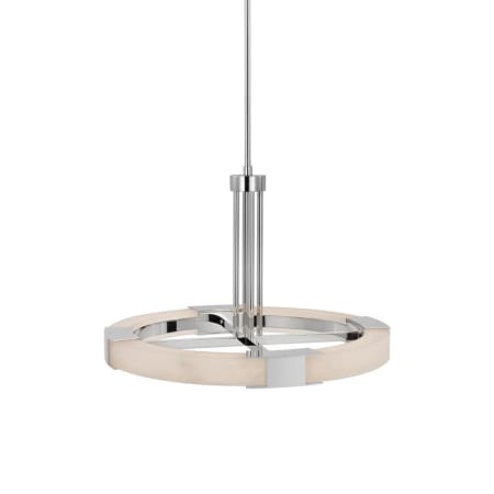 A large image of the Visual Comfort KW 5138 Polished Nickel / Alabaster