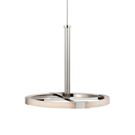 A large image of the Visual Comfort KW 5140 Polished Nickel / Alabaster