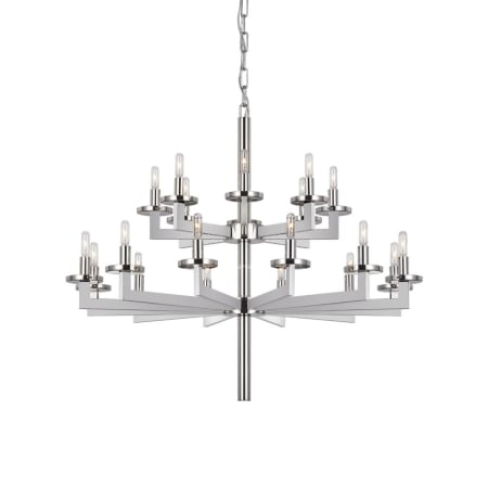 A large image of the Visual Comfort KW 5201 Polished Nickel