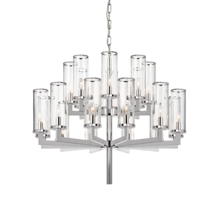 A large image of the Visual Comfort KW 5201-CG Polished Nickel