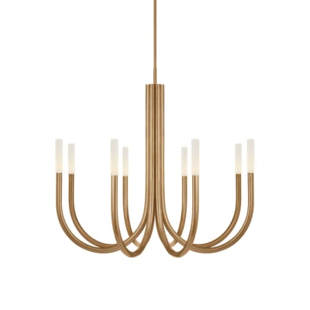 A large image of the Visual Comfort KW 5581-EC Antique-Burnished Brass