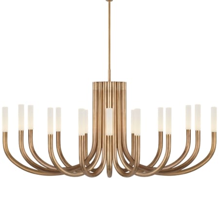 A large image of the Visual Comfort KW 5585-EC Antique-Burnished Brass