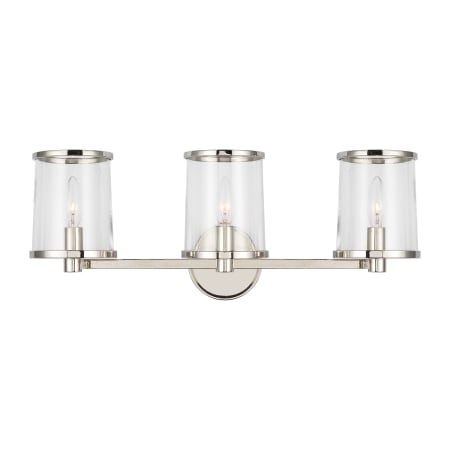 A large image of the Visual Comfort LV1083 Polished Nickel