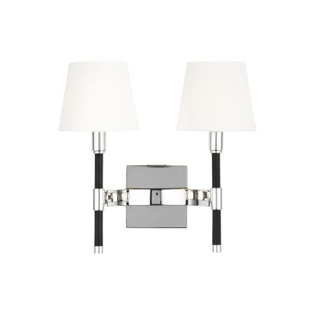 A large image of the Visual Comfort LW1022 Polished Nickel