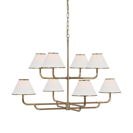 A large image of the Visual Comfort MF 5057-L Soft Brass / Natural Oak