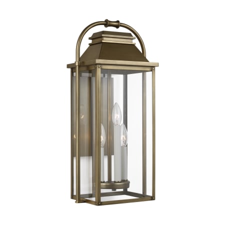 A large image of the Visual Comfort OL13201 Painted Distressed Brass
