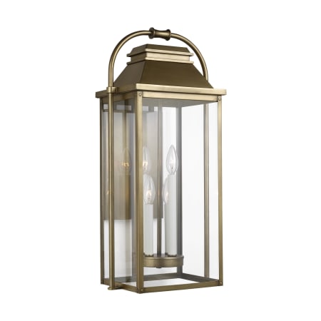 A large image of the Visual Comfort OL13202 Painted Distressed Brass