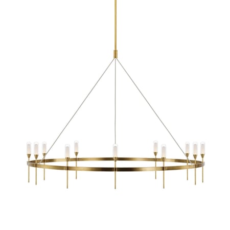 A large image of the Visual Comfort PB 5032-CG Natural Brass