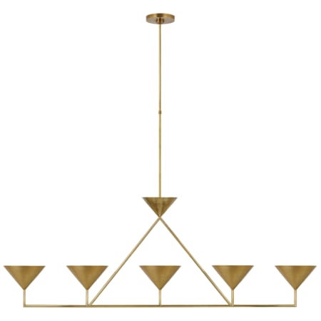 A large image of the Visual Comfort PCD 5216 Hand-Rubbed Antique Brass