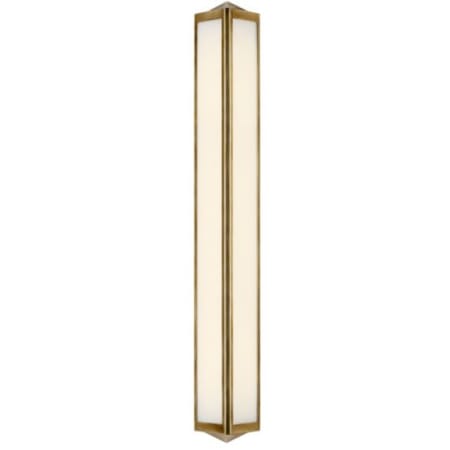 A large image of the Visual Comfort RL 2027-WG Natural Brass