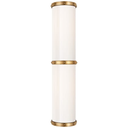 A large image of the Visual Comfort RL 2534-WG Natural Brass