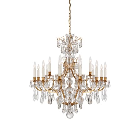 A large image of the Visual Comfort RL 5311 Natural Brass / Crystal