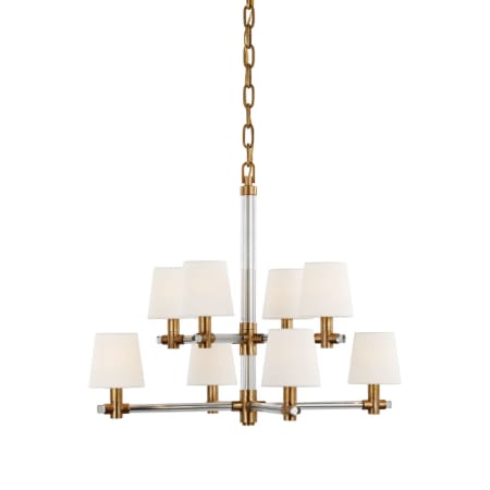 A large image of the Visual Comfort RL 5330-L Crystal / Brass