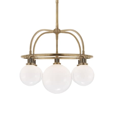 A large image of the Visual Comfort RL 5470-WG Natural Brass