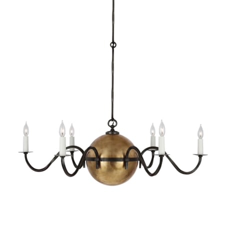 A large image of the Visual Comfort RL 5792 Natural Brass / Aged Iron