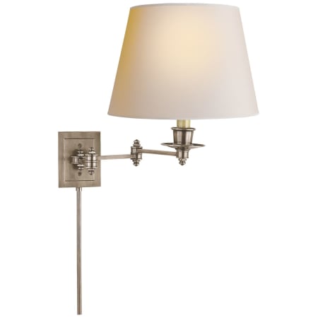 A large image of the Visual Comfort S 2000-L Antique Nickel