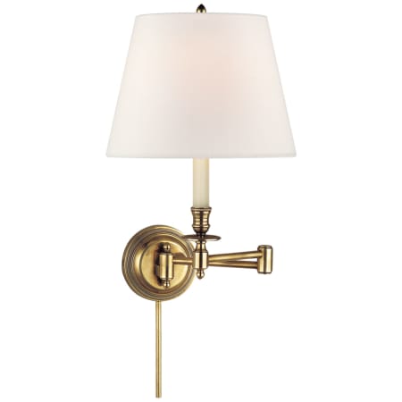 A large image of the Visual Comfort S 2010-L Hand-Rubbed Antique Brass