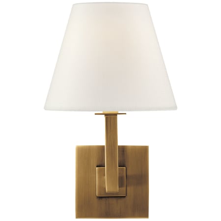 A large image of the Visual Comfort S 20-L Hand-Rubbed Antique Brass