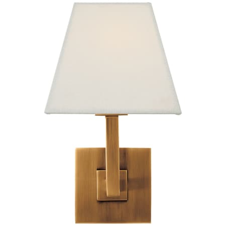 A large image of the Visual Comfort S 20-LS Hand-Rubbed Antique Brass