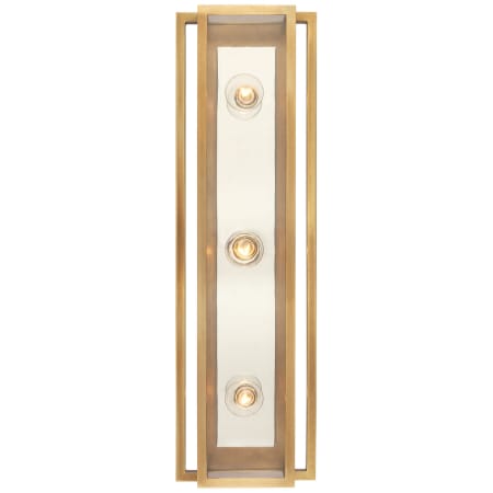 A large image of the Visual Comfort S 2203-CG Hand-Rubbed Antique Brass / Polished Nickel
