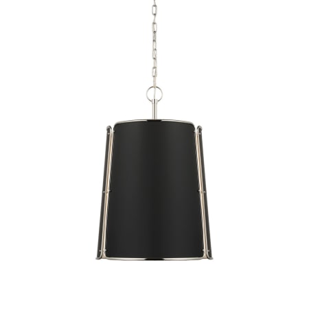 A large image of the Visual Comfort S 5646-BLK Polished Nickel