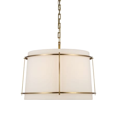 A large image of the Visual Comfort S 5687-L/FA Hand-Rubbed Antique Brass