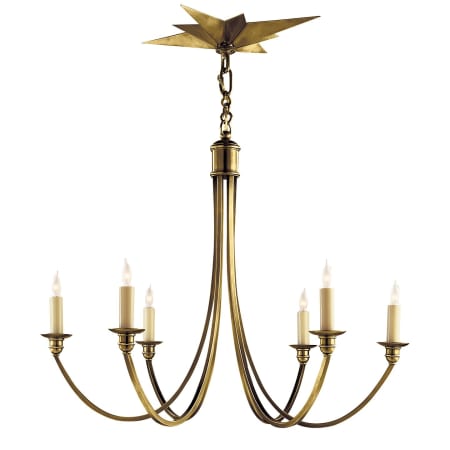 A large image of the Visual Comfort SC5001 Hand Rubbed Antique Brass